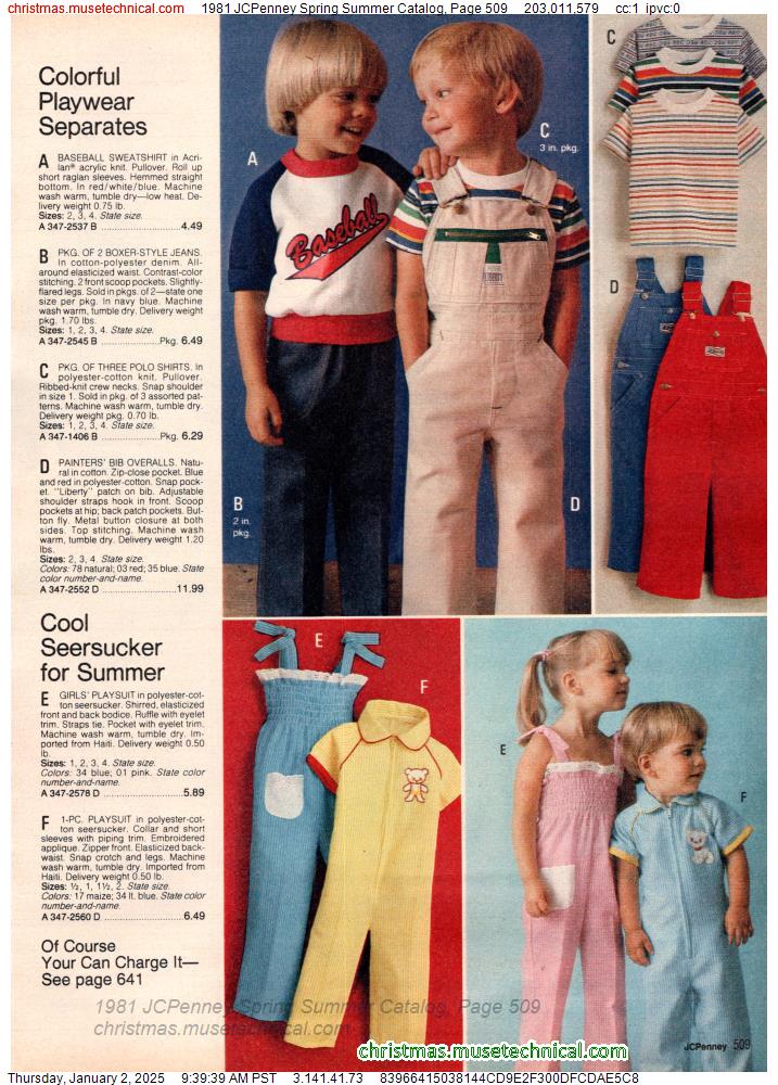 1981 JCPenney Spring Summer Catalog, Page 509