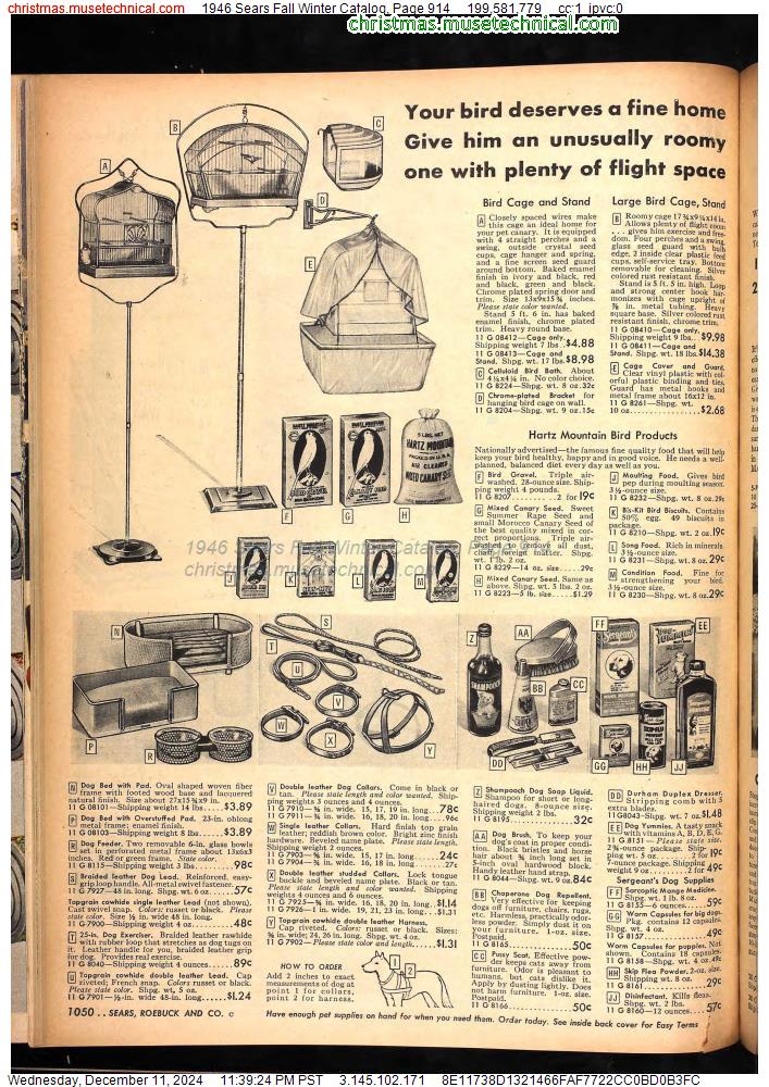 1946 Sears Fall Winter Catalog, Page 914