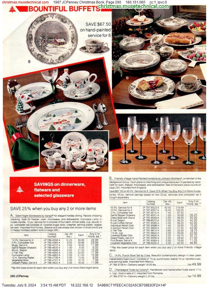 1987 JCPenney Christmas Book, Page 290
