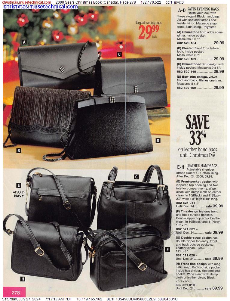 2000 Sears Christmas Book (Canada), Page 278