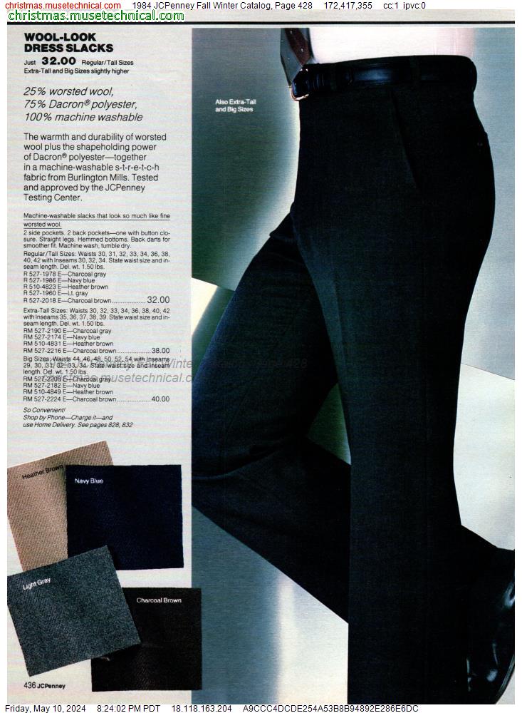 1984 JCPenney Fall Winter Catalog, Page 428