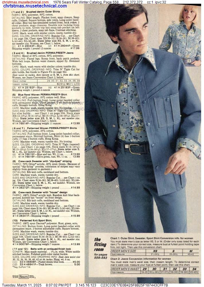 1976 Sears Fall Winter Catalog, Page 558