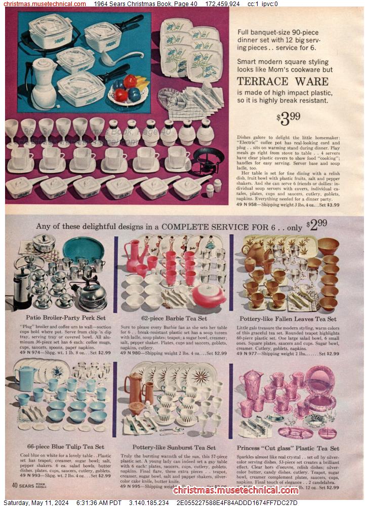 1964 Sears Christmas Book, Page 40