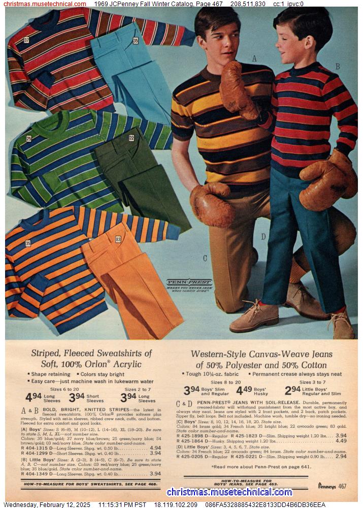 1969 JCPenney Fall Winter Catalog, Page 467