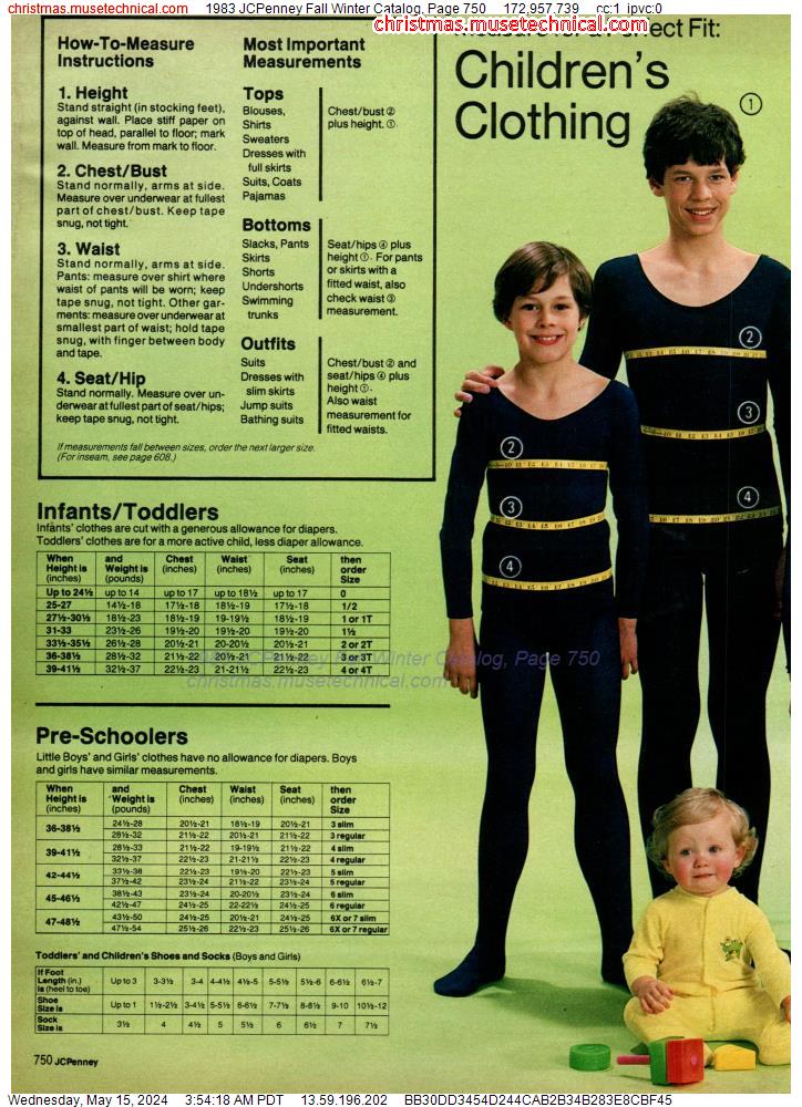 1983 JCPenney Fall Winter Catalog, Page 750