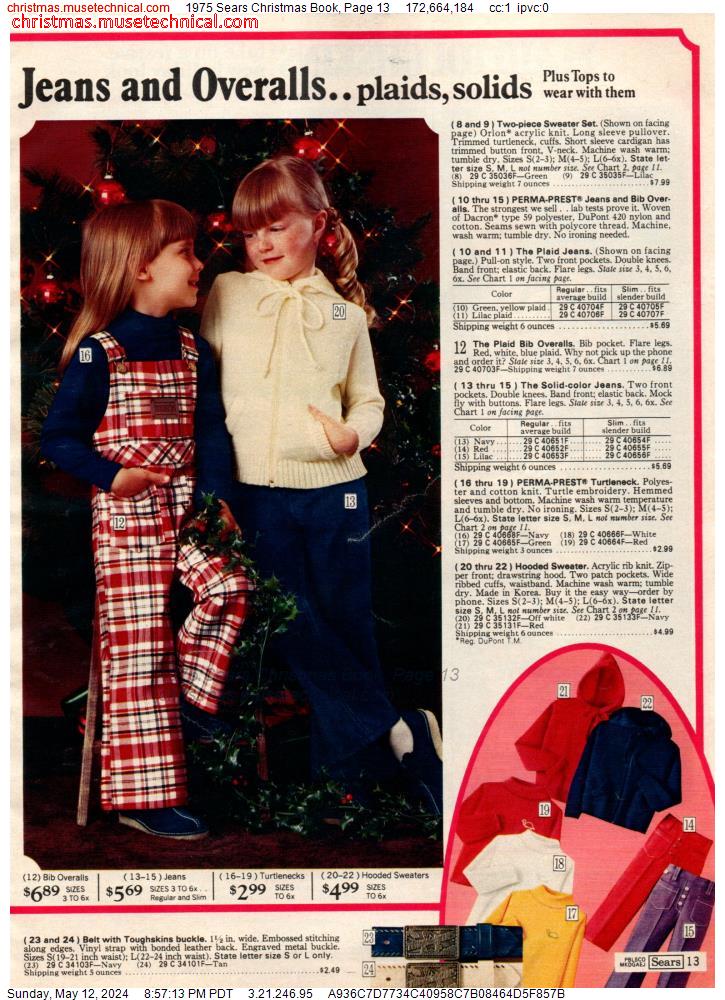 1975 Sears Christmas Book, Page 13