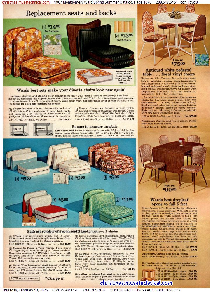 1967 Montgomery Ward Spring Summer Catalog, Page 1076