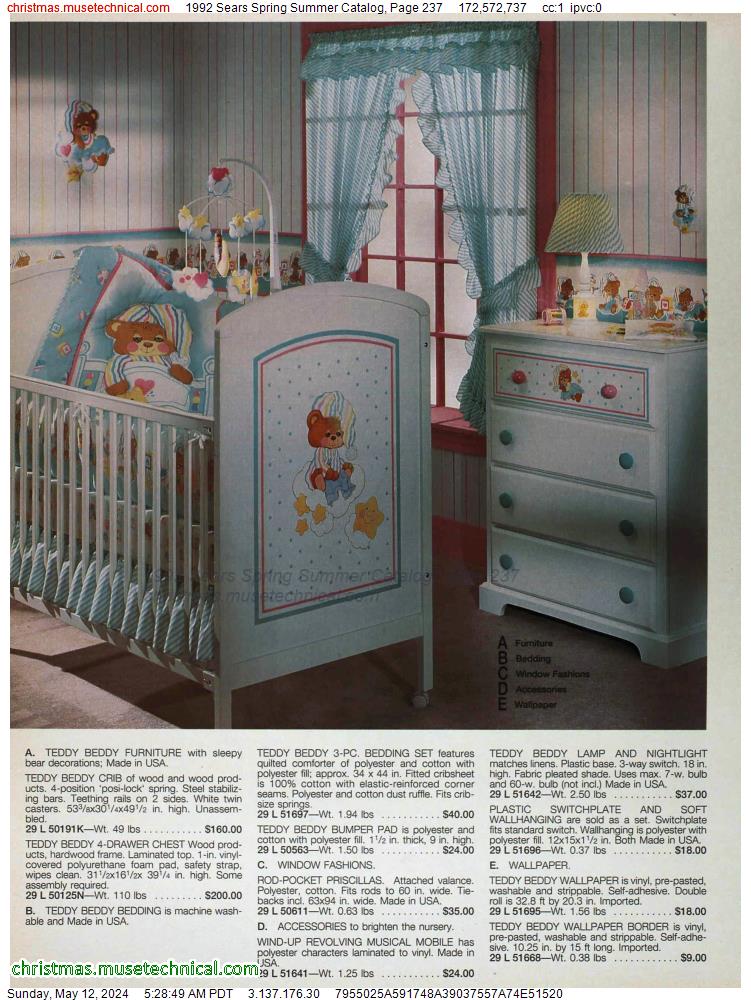 1992 Sears Spring Summer Catalog, Page 237