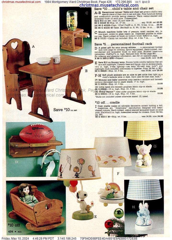 1984 Montgomery Ward Christmas Book, Page 426