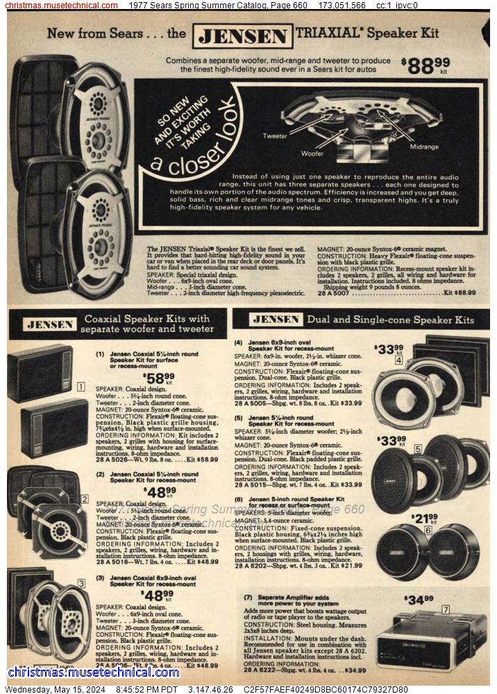 1977 Sears Spring Summer Catalog, Page 660