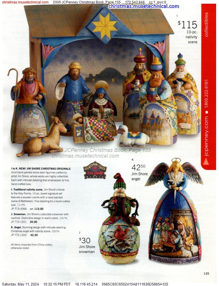 2005 JCPenney Christmas Book, Page 135
