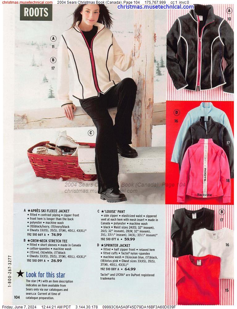 2004 Sears Christmas Book (Canada), Page 104