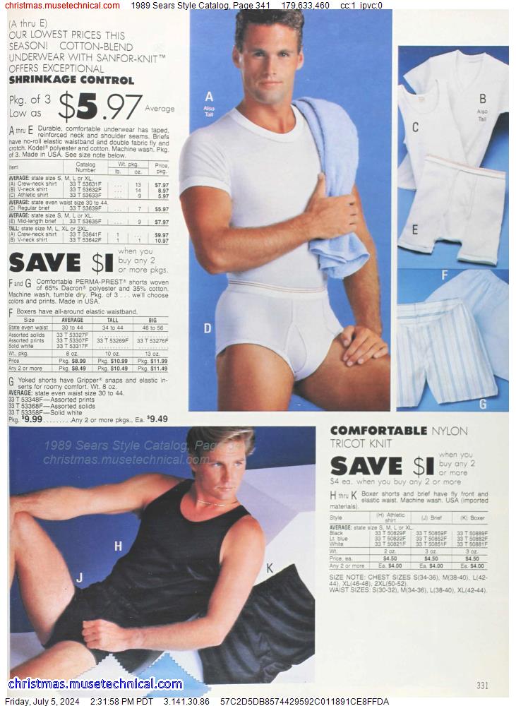 1989 Sears Style Catalog, Page 341