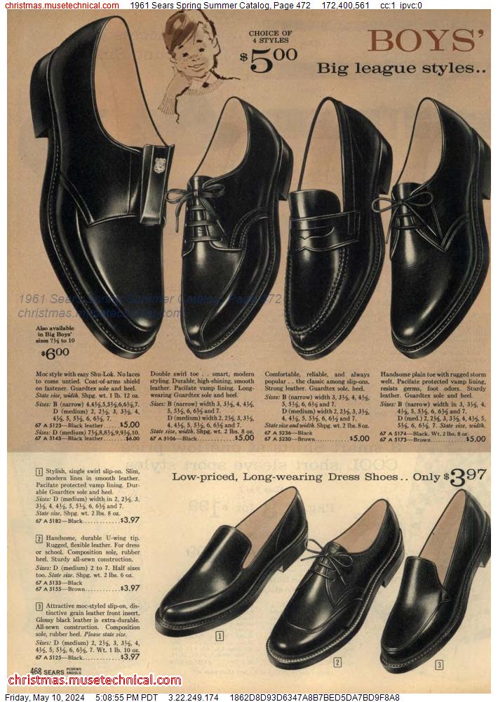 1961 Sears Spring Summer Catalog, Page 472