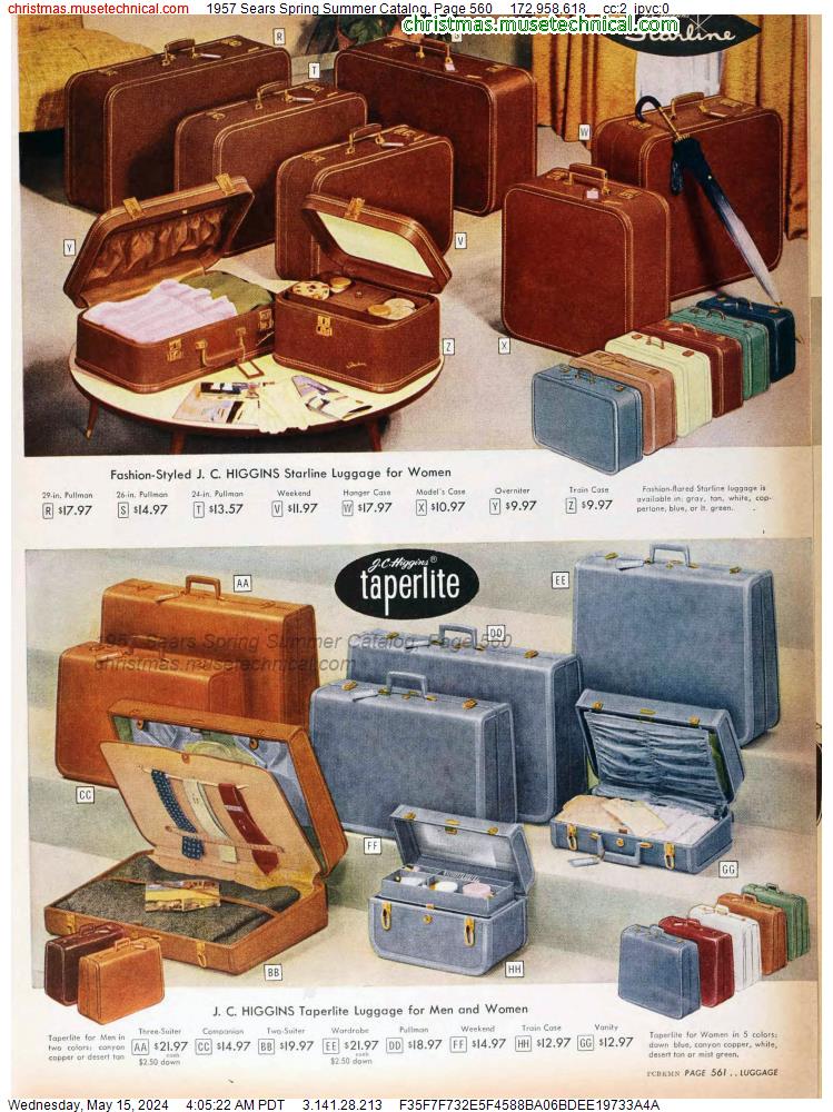 1957 Sears Spring Summer Catalog, Page 560