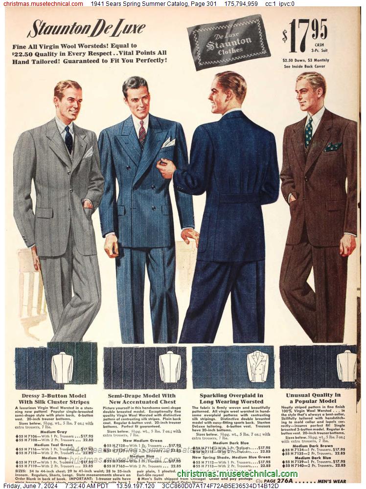 1941 Sears Spring Summer Catalog, Page 301
