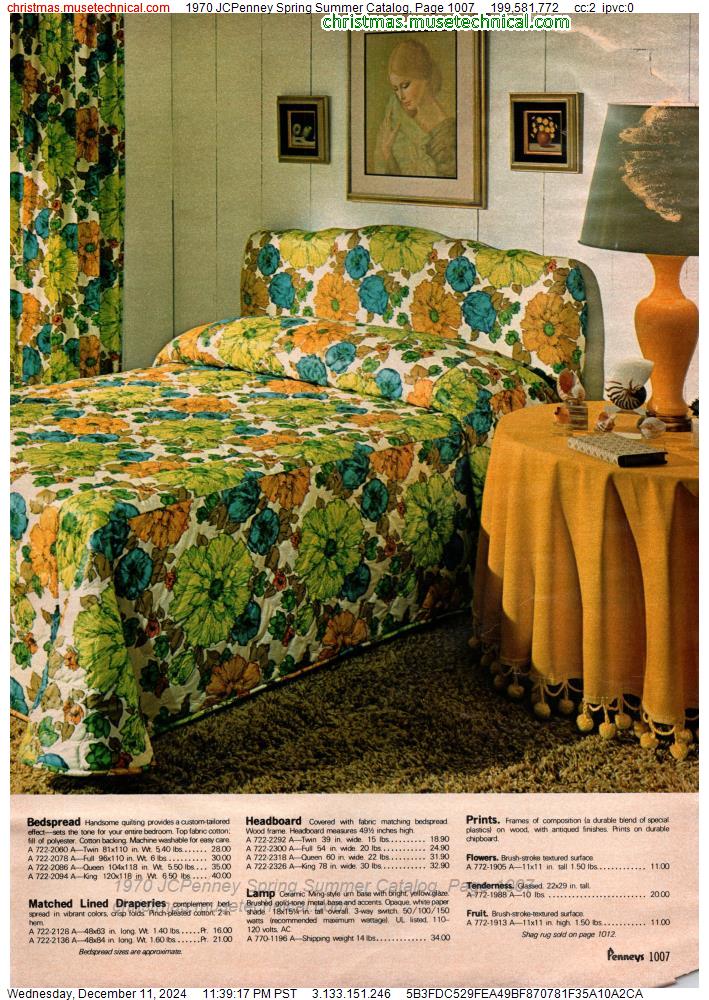 1970 JCPenney Spring Summer Catalog, Page 1007