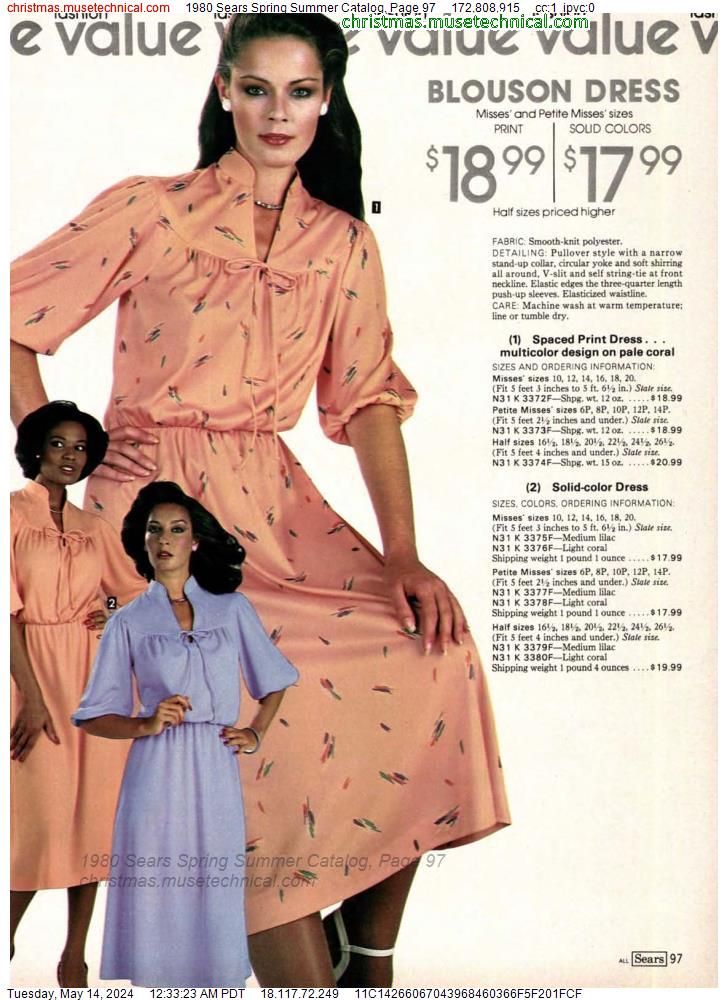1980 Sears Spring Summer Catalog, Page 97