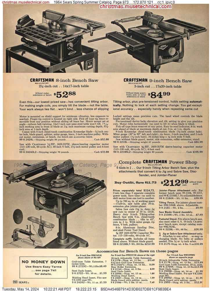 1964 Sears Spring Summer Catalog, Page 973