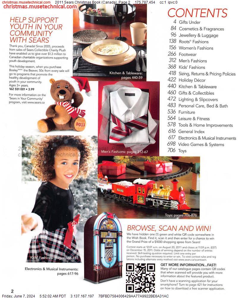 2011 Sears Christmas Book (Canada), Page 2