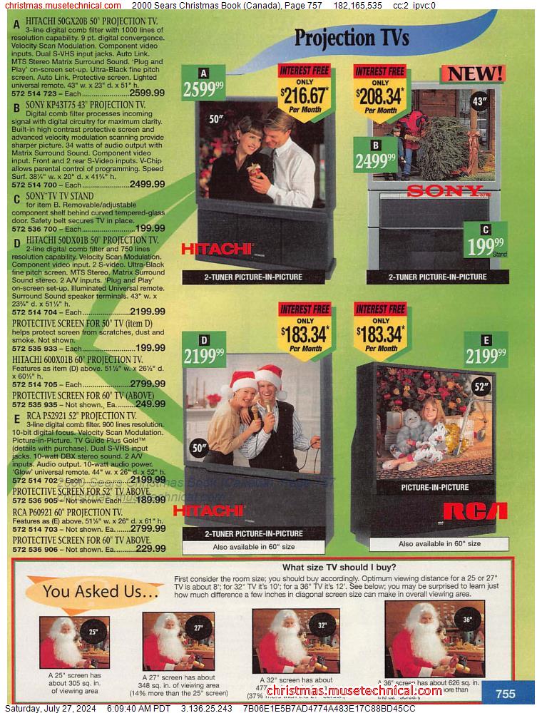 2000 Sears Christmas Book (Canada), Page 757
