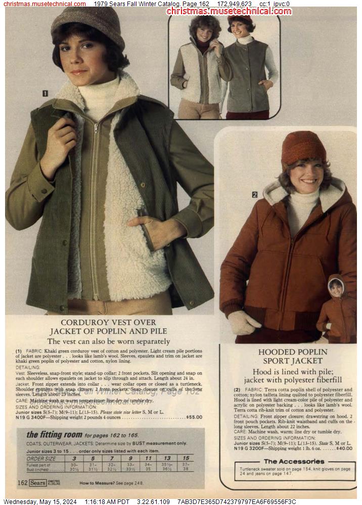 1979 Sears Fall Winter Catalog, Page 162