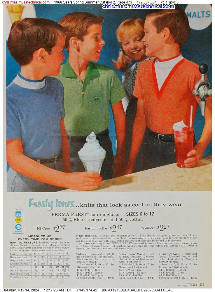 1968 Sears Spring Summer Catalog 2, Page 473