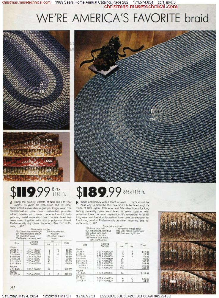 1989 Sears Home Annual Catalog, Page 282