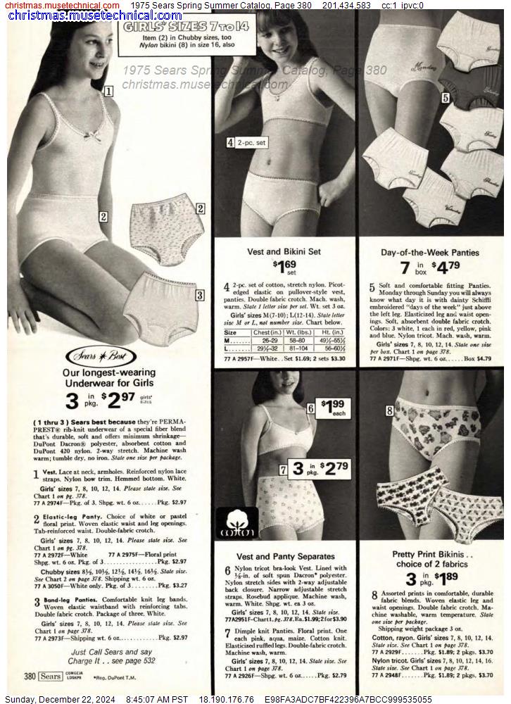 1975 Sears Spring Summer Catalog, Page 380