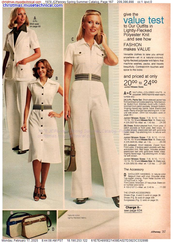 1978 JCPenney Spring Summer Catalog, Page 167