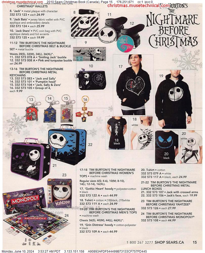 2010 Sears Christmas Book (Canada), Page 15