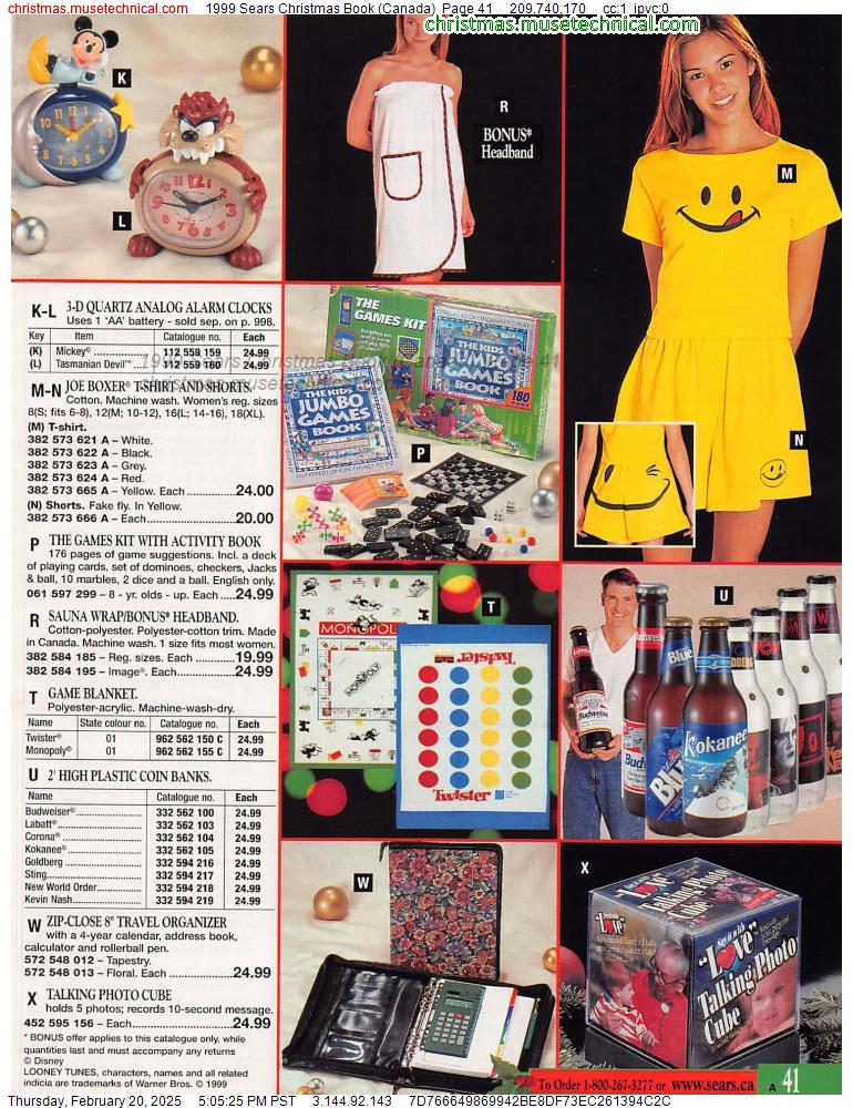 1999 Sears Christmas Book (Canada), Page 41