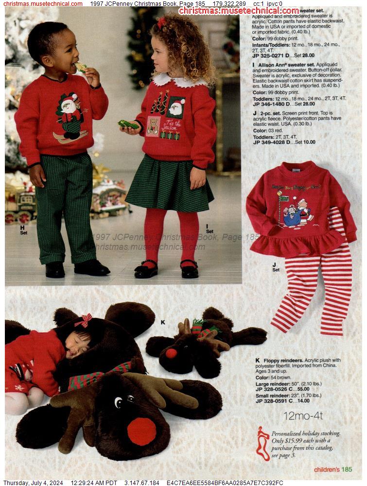1997 JCPenney Christmas Book, Page 185