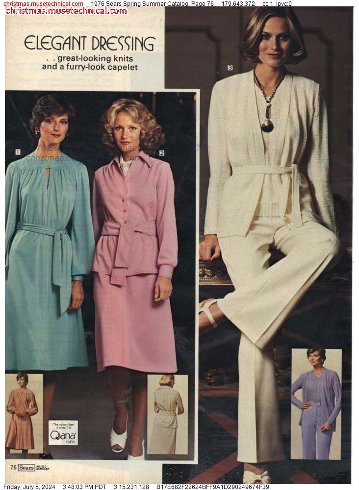 1976 Sears Spring Summer Catalog, Page 76