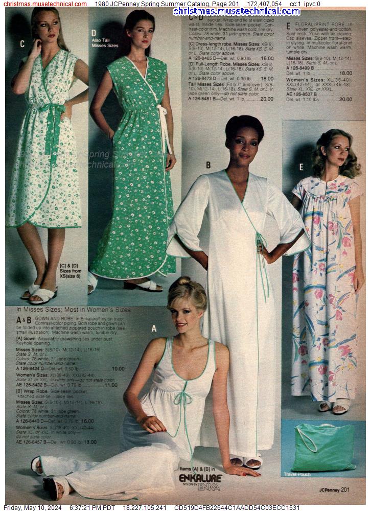 1980 JCPenney Spring Summer Catalog, Page 201
