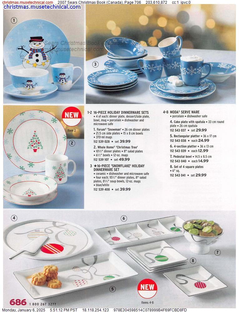 2007 Sears Christmas Book (Canada), Page 706