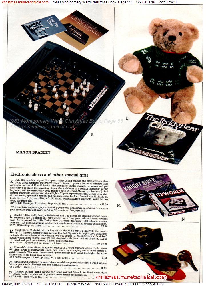 1983 Montgomery Ward Christmas Book, Page 55