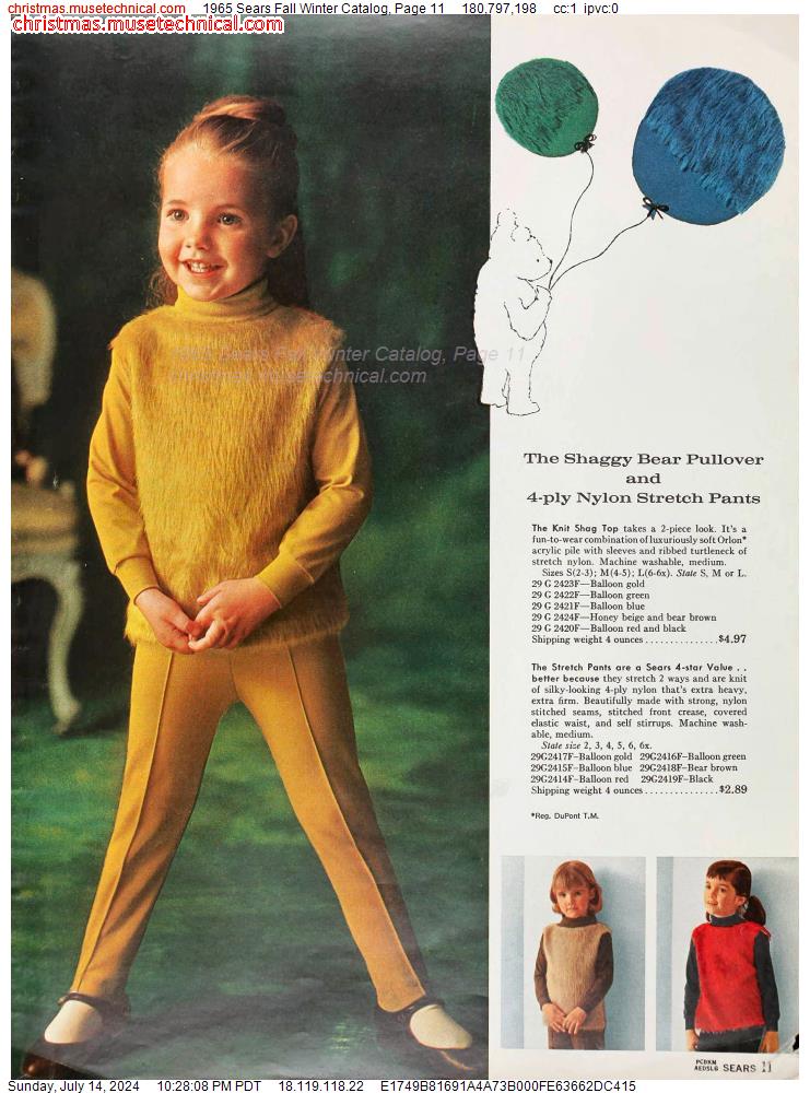 1965 Sears Fall Winter Catalog, Page 11