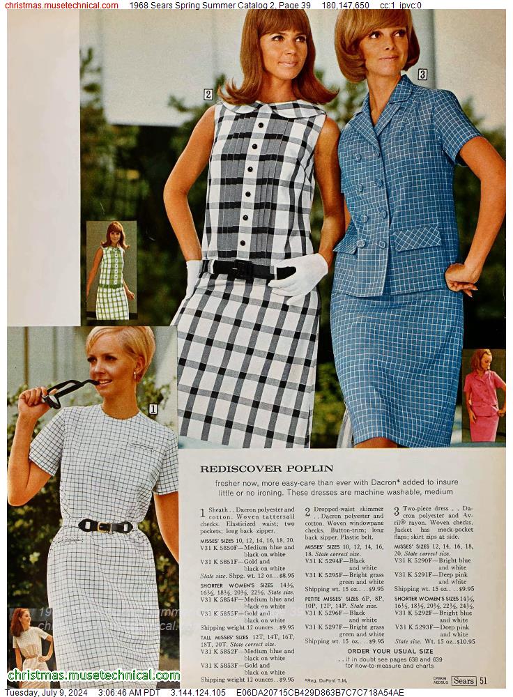 1968 Sears Spring Summer Catalog 2, Page 39