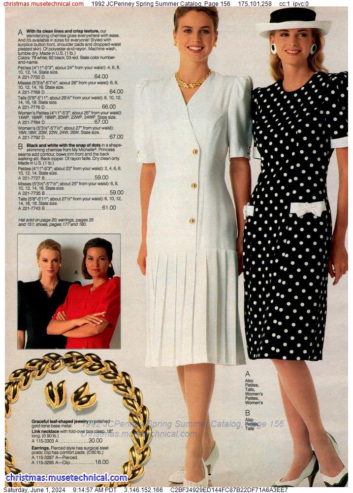 1992 JCPenney Spring Summer Catalog, Page 156