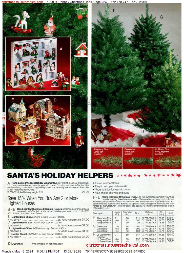 1990 JCPenney Christmas Book, Page 324