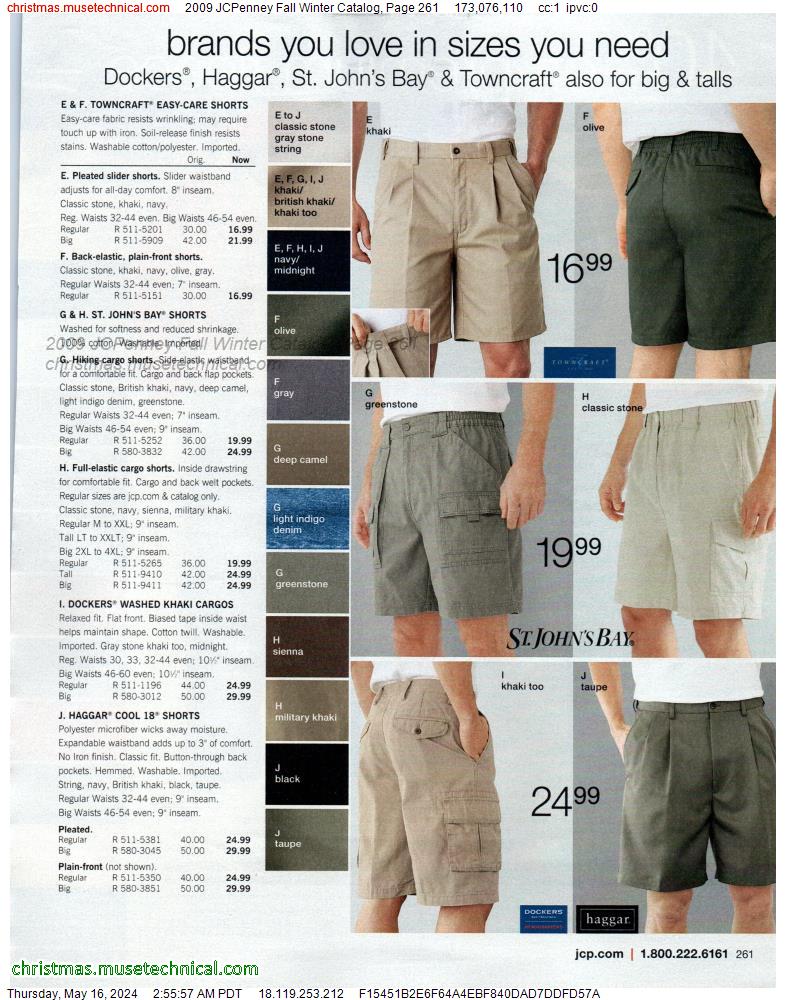 2009 JCPenney Fall Winter Catalog, Page 261