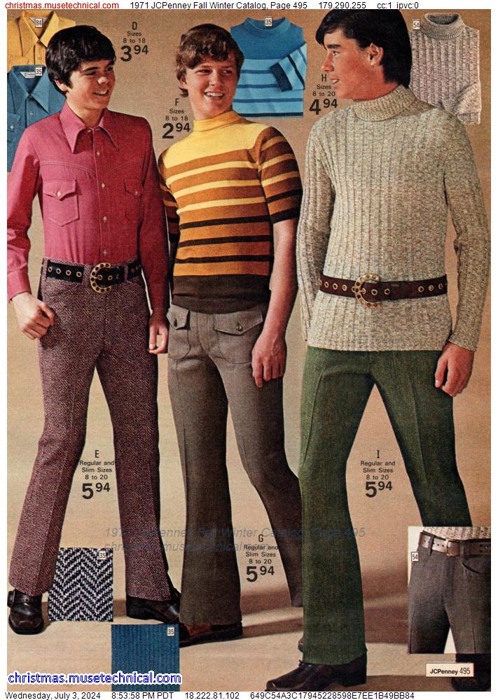 1971 JCPenney Fall Winter Catalog, Page 495