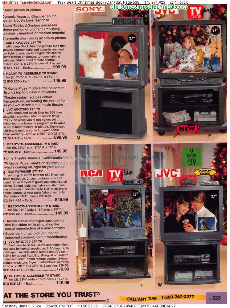 1997 Sears Christmas Book (Canada), Page 539