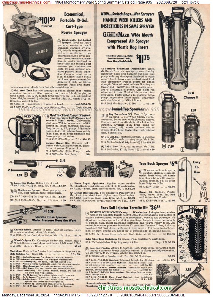 1964 Montgomery Ward Spring Summer Catalog, Page 935