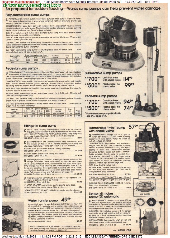 1981 Montgomery Ward Spring Summer Catalog, Page 753