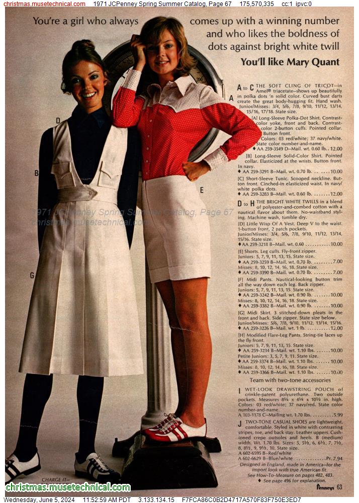 1971 JCPenney Spring Summer Catalog, Page 67