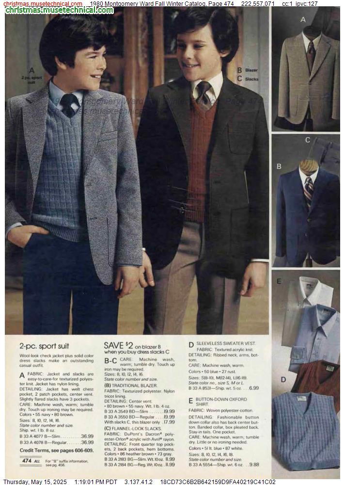 1980 Montgomery Ward Fall Winter Catalog, Page 474