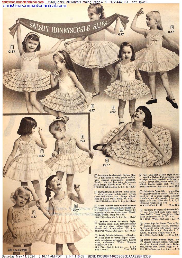 1960 Sears Fall Winter Catalog, Page 436