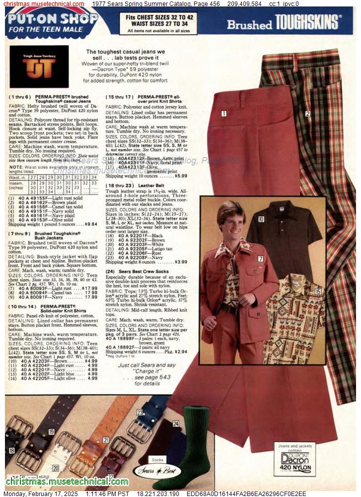 1977 Sears Spring Summer Catalog, Page 456